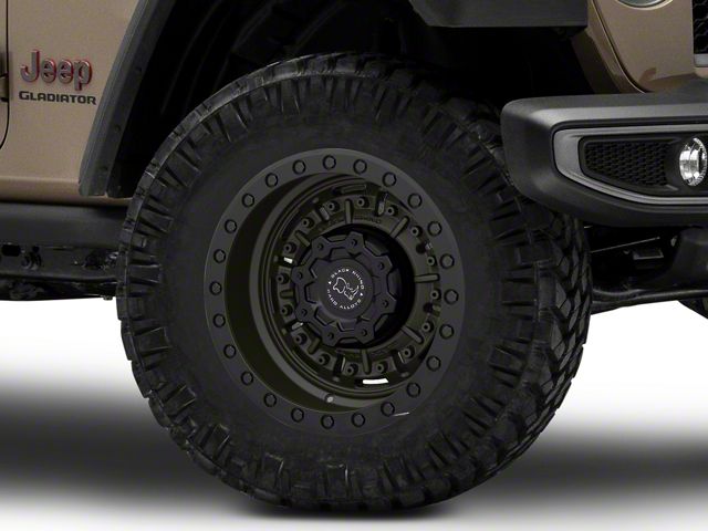 Black Rhino Abrams Olive Drab Green Wheel; 18x9.5 (20-24 Jeep Gladiator JT)