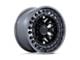 Black Rhino Alpha Matte Black with Gunmetal Lip Wheel; 17x9; 0mm Offset (20-24 Jeep Gladiator JT)