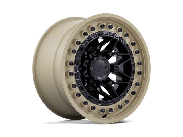 Black Rhino Alpha Matte Black with Sand Lip Wheel; 17x9 (20-24 Jeep Gladiator JT)