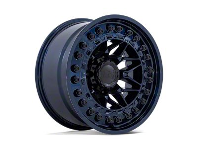 Black Rhino Alpha Midnight Blue Wheel; 17x9; 0mm Offset (20-24 Jeep Gladiator JT)