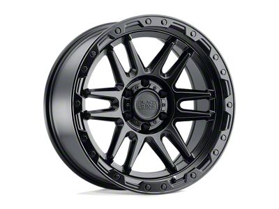 Black Rhino Apache Matte Black with Black Bolts Wheel; 18x9; -18mm Offset (20-24 Jeep Gladiator JT)