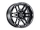 Black Rhino Apache Matte Black with Black Bolts Wheel; 18x9 (20-24 Jeep Gladiator JT)