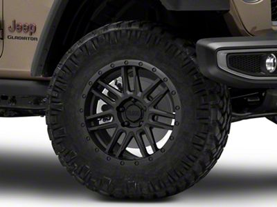 Black Rhino Arches Matte Black Wheel; 18x8 (20-24 Jeep Gladiator JT)