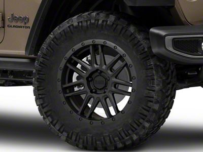 Black Rhino Arches Matte Black Wheel; 20x9.5 (20-24 Jeep Gladiator JT)