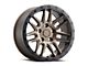 Black Rhino Arches Matte Bronze with Black Bolts Wheel; 17x8 (20-24 Jeep Gladiator JT)