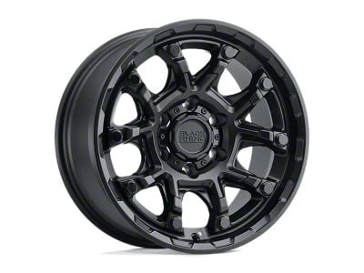 Black Rhino Ark Matte Black with Gloss Black Bolts Wheel; 20x9 (20-24 Jeep Gladiator JT)