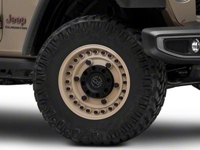 Black Rhino Armory Desert Sand Wheel; 17x8 (20-24 Jeep Gladiator JT)