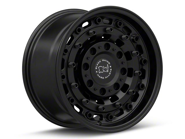 Black Rhino Arsenal Textured Matte Black Wheel; 17x9.5 (20-24 Jeep Gladiator JT)