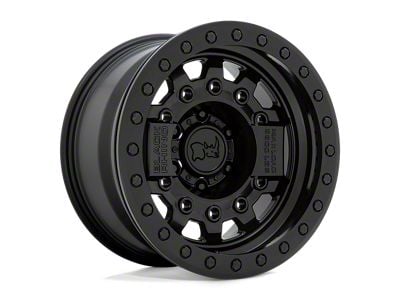 Black Rhino Avenger Beadlock Matte Black with Black Hardware Wheel; 17x8.5; -32mm Offset (20-24 Jeep Gladiator JT)