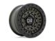 Black Rhino Barricade Olive Drab Green with Black Rock Guard Wheel; 18x9; -18mm Offset (20-24 Jeep Gladiator JT)