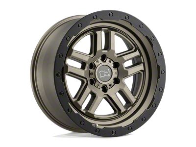 Black Rhino Barstow Matte Bronze with Matte Black Ring Wheel; 18x8; 30mm Offset (20-24 Jeep Gladiator JT)