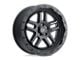 Black Rhino Barstow Textured Matte Black Wheel; 20x9.5; -18mm Offset (20-24 Jeep Gladiator JT)