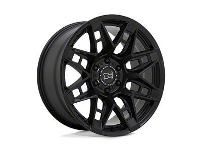 Black Rhino Caprock Matte Black Wheel; 18x9.5; -18mm Offset (20-24 Jeep Gladiator JT)