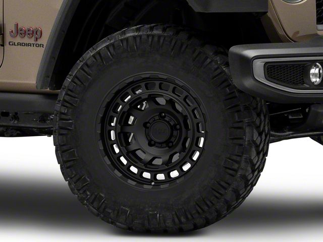 Black Rhino Chamber Matte Black Wheel; 17x8.5 (20-24 Jeep Gladiator JT)