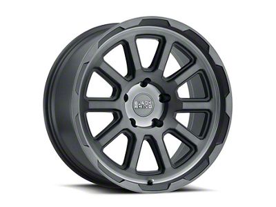 Black Rhino Chase Brushed Gunmetal Wheel; 17x8; 10mm Offset (20-24 Jeep Gladiator JT)