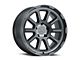 Black Rhino Chase Brushed Gunmetal Wheel; 17x8; 10mm Offset (20-24 Jeep Gladiator JT)