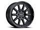 Black Rhino Chase Matte Black Wheel; 17x9.5 (20-24 Jeep Gladiator JT)