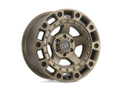 Black Rhino Cinco Bronze with Black Bolts Wheel; 17x9.5; -18mm Offset (20-24 Jeep Gladiator JT)