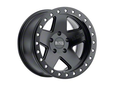 Black Rhino Crawler Matte Black Wheel; 17x8.5; -32mm Offset (20-24 Jeep Gladiator JT)