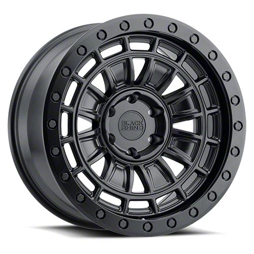 Black Rhino Jeep Gladiator Dalton Matte Black Wheel; 17x9.5 1795DAL ...