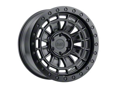 Black Rhino Dalton Matte Black Wheel; 20x9.5; -12mm Offset (20-24 Jeep Gladiator JT)