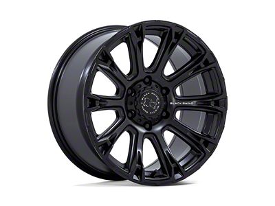 Black Rhino Diamondback Matte Black Wheel; 17x8.5; 25mm Offset (20-24 Jeep Gladiator JT)