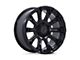 Black Rhino Diamondback Matte Black Wheel; 17x8.5; 25mm Offset (20-24 Jeep Gladiator JT)