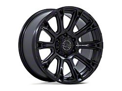 Black Rhino Diamondback Matte Black Wheel; 17x9; -12mm Offset (20-24 Jeep Gladiator JT)