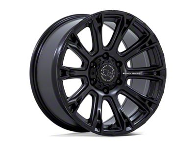 Black Rhino Diamondback Matte Black Wheel; 17x9; -12mm Offset (20-24 Jeep Gladiator JT)