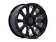 Black Rhino Diamondback Matte Black Wheel; 17x9; -12mm Offset (20-24 Jeep Gladiator JT)