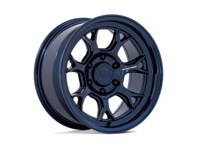 Black Rhino Etosha Gloss Midnight Blue Wheel; 17x8.5 (20-24 Jeep Gladiator JT)