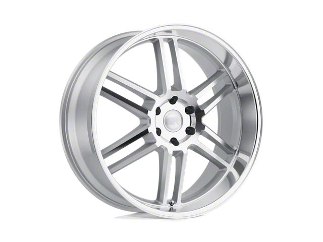 Black Rhino Katavi Silver with Mirror Cut Face Wheel; 20x9 (20-24 Jeep Gladiator JT)