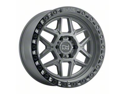 Black Rhino Kelso Battleship Gray with Black Ring Wheel; 20x9; -18mm Offset (20-24 Jeep Gladiator JT)