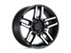 Black Rhino Mesa Matte Black with Machined Face Wheel; 18x9; -18mm Offset (20-24 Jeep Gladiator JT)