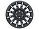 Black Rhino Mission Matte Black Machined Wheel; 17x8.5 (20-24 Jeep Gladiator JT)