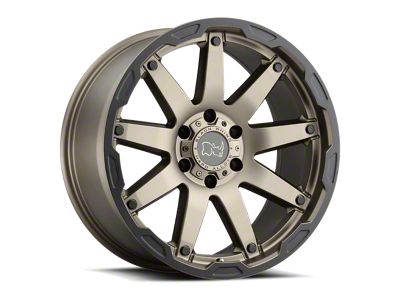 Black Rhino Oceano Matte Bronze with Black Ring Wheel; 17x9.5 (20-24 Jeep Gladiator JT)