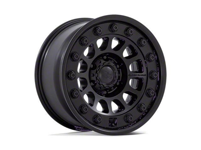 Black Rhino Outback Matte Black Wheel; 17x8 (20-24 Jeep Gladiator JT)