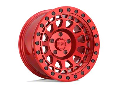 Black Rhino Primm Candy Red with Black Bolts Wheel; 18x9.5; -18mm Offset (20-24 Jeep Gladiator JT)