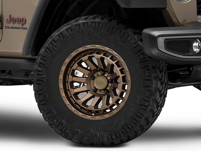 Black Rhino Raid Matte Bronze Wheel; 17x8.5 (20-24 Jeep Gladiator JT)