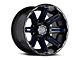 Black Rhino Rampage Gloss Black with Red Inner Lip Wheel; 20x9.5; -18mm Offset (20-24 Jeep Gladiator JT)