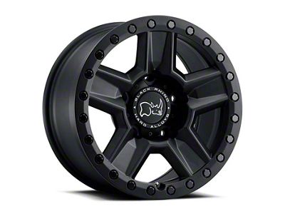 Black Rhino Ravine Matte Black Wheel; 17x8.5; -18mm Offset (20-24 Jeep Gladiator JT)