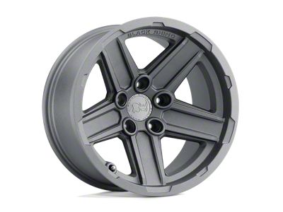 Black Rhino Recon Textured Gunmetal Wheel; 20x9.5; -32mm Offset (20-24 Jeep Gladiator JT)