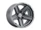 Black Rhino Recon Textured Gunmetal Wheel; 20x9.5 (20-24 Jeep Gladiator JT)