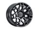 Black Rhino Ridge Matte Black Wheel; 20x9 (20-24 Jeep Gladiator JT)