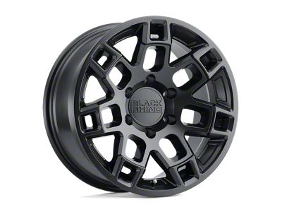 Black Rhino Ridge Matte Black Wheel; 18x9 (20-24 Jeep Gladiator JT)