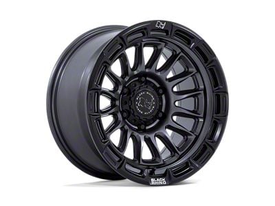 Black Rhino Rival Matte Gunmetal with Matte Black Lip Wheel; 17x8.5; 25mm Offset (20-24 Jeep Gladiator JT)