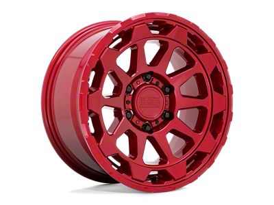 Black Rhino Rotor Candy Red Wheel; 17x8.5; -18mm Offset (20-24 Jeep Gladiator JT)