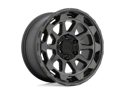 Black Rhino Rotor Matte Gunmetal with Brushed Tinted Face Wheel; 20x9 (20-24 Jeep Gladiator JT)