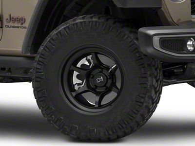 Black Rhino Shogun Matte Black Wheel; 17x8.5; 20mm Offset (20-24 Jeep Gladiator JT)