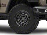 Black Rhino Shredder Matte Gunmetal Wheel; 17x9; 0mm Offset (20-25 Jeep Gladiator JT)